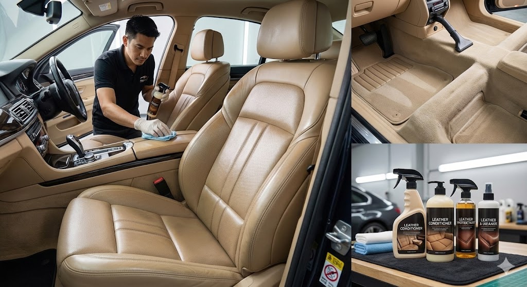 ดูแลภายในรถ